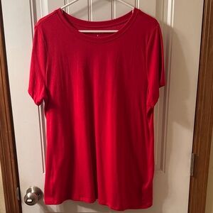 Torrid Vibrant Red Short Sleeve Tee